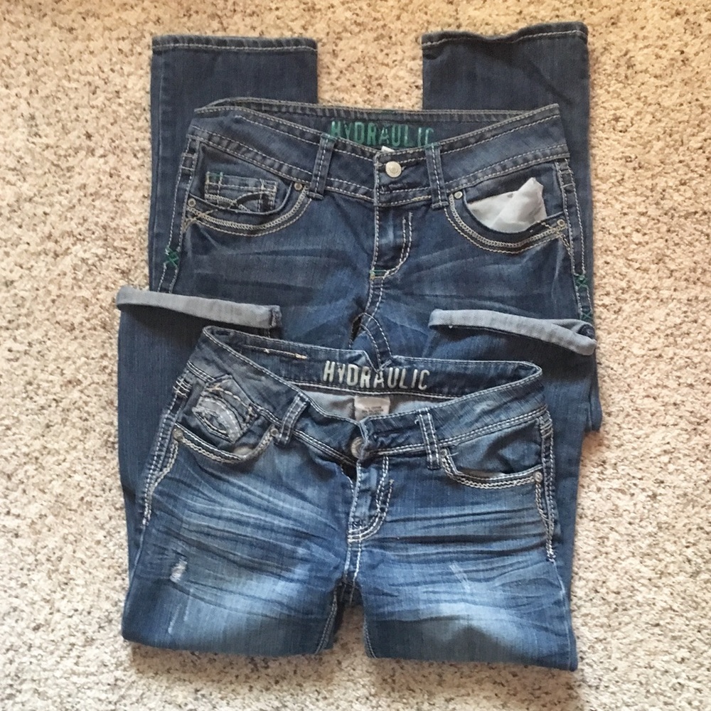 Two Jean Capris!
